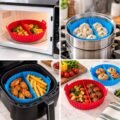 Round Silicone Air Fryer & Baking Tray – 14 cm / 17 cm