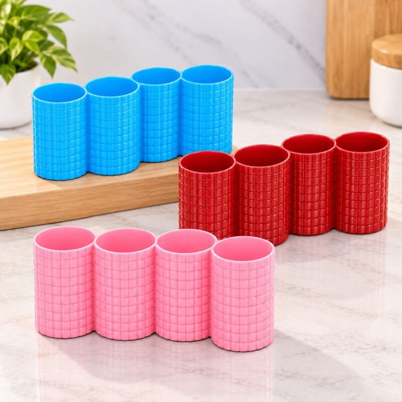 Classic Pen & Spoon Holder, model SI 11_1 Classic 4-Compartment Pen & Spoon Holder β Multipurpose Organizer