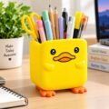 Spoon Holder 3 Cute Duck Multipurpose Spoon & Pen Holder β J25-203