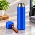 V46 – SUS 304 Stainless Steel Vacuum Bottle_2 SUS 304 Stainless Steel Vacuum Bottle with Carry Strap – Approx. 500 ml – V46