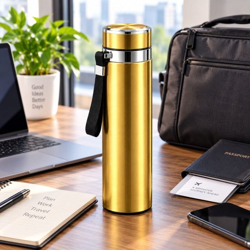 V47 – Vacuum Bottle,_4 SUS 316 Stainless Steel Vacuum Bottle with Strainer – Approx. 900 ml – V47