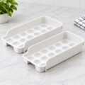 V49 – Egg Tray, 2-Piece Set._1 Stackable Refrigerator Egg Tray – 2 Pieces Set – V49