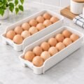 V49 – Egg Tray, 2-Piece Set._2 Stackable Refrigerator Egg Tray – 2 Pieces Set – V49