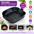 Silicone Square Air Fryer Plate – 14 cm & 17 cm