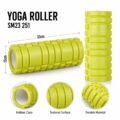 Yoga Foam Roller for Muscle Massage & Fitness – SM23 251