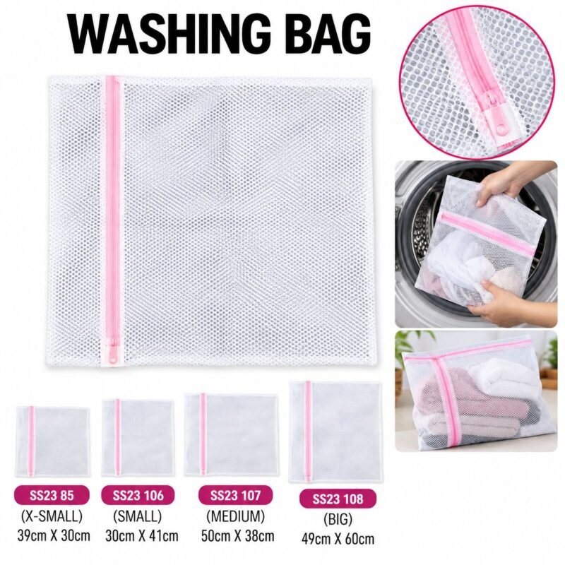 Mesh Laundry Washing Bag – Multiple Sizes