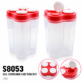 9ff470e3-54e2-44c6-8eb7-55a426dd980d KDJ 4 Section Storage Container with Rotating Lid β S8053