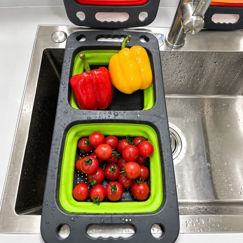 Kedija Folding Veg & Fruits Drain Basket – Silicone | SS23 124
